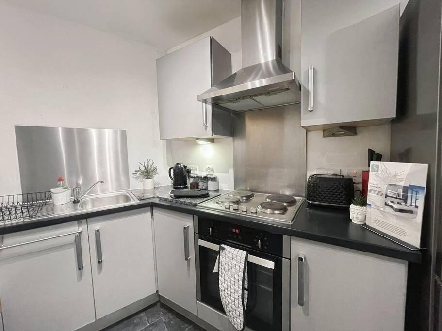 Cityfront Modern Apt Near City Centre/Etihad, Free Parking Manchester Exterior foto